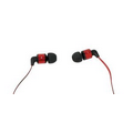 Flat Cable Earbuds w/Mic